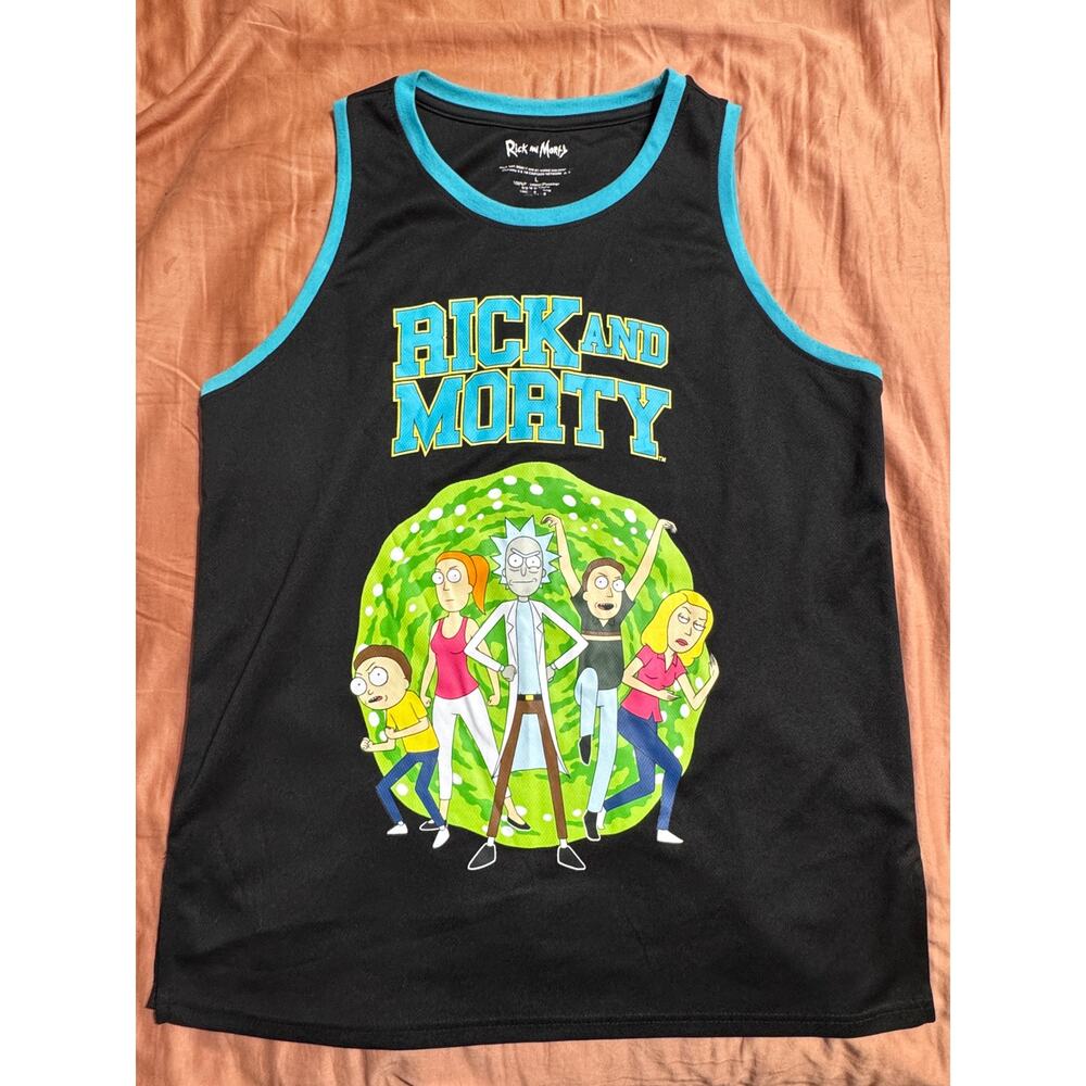 Rick & Morty (Cartoon Network) Jersey Shirt Large L